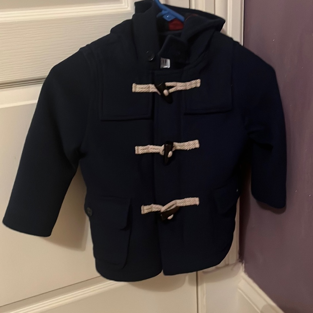 Baby Gap Navy Wool Toggle Button Jacket